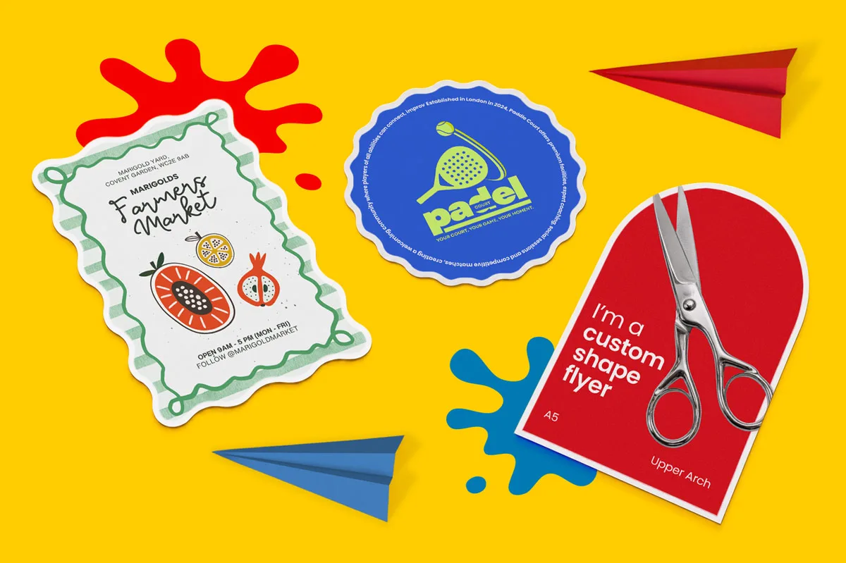 Custom Shape Flyers