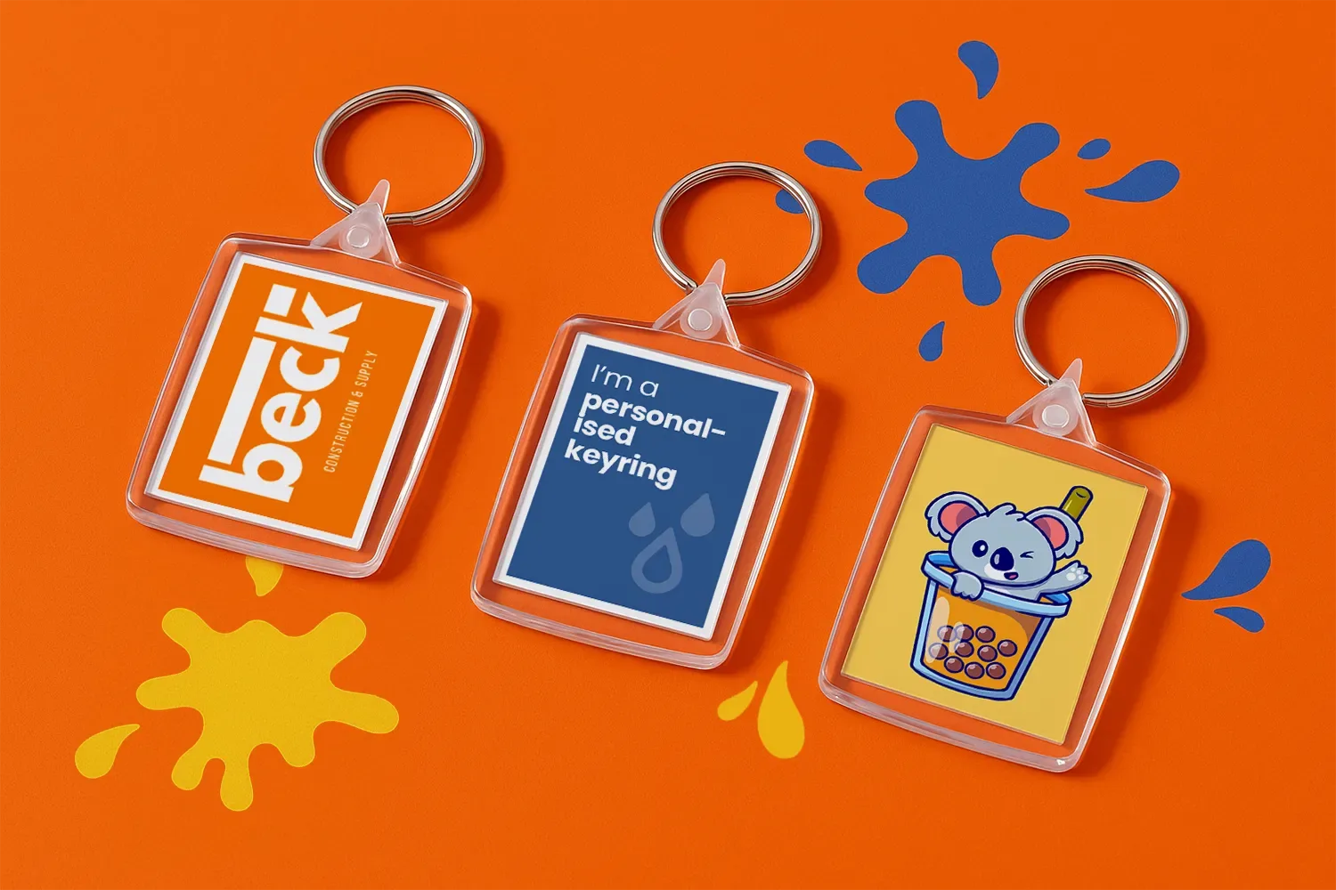 Personalised Keyrings