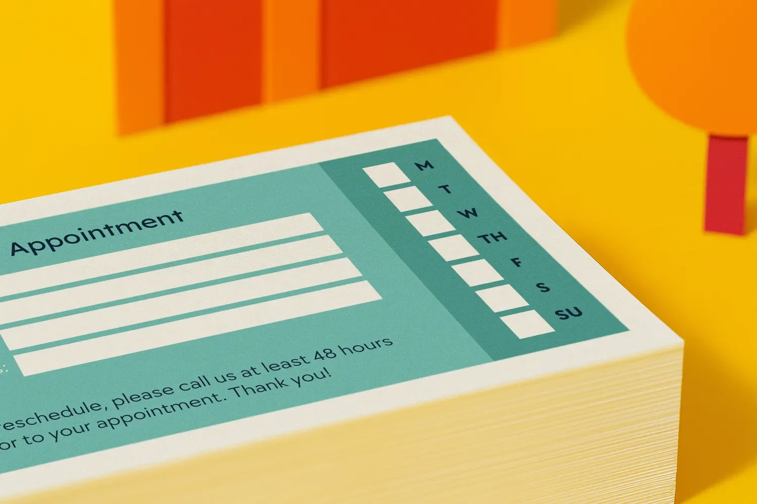 Appointment Cards – view 2