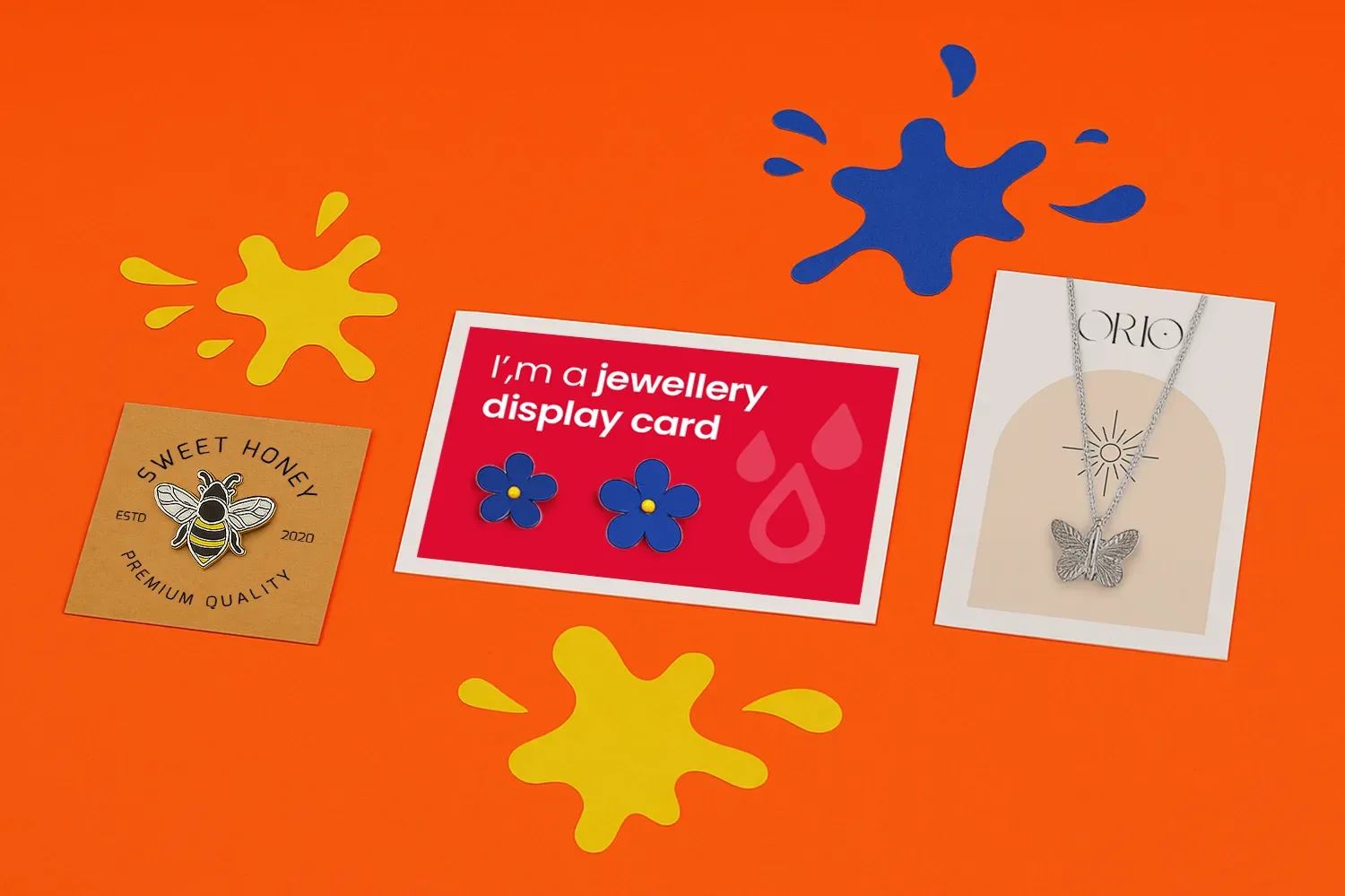Custom Jewellery Display Cards