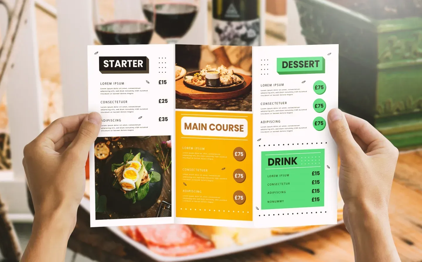 Folded Menus – view 2